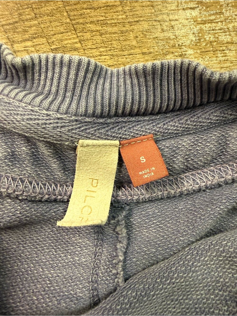 Anthropologie Pilcro Crossover Sweatshirt in Purple Women’s Sz Small 100% Cotton - Picture 9 of 10